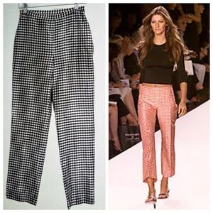 Lauren Ralph Lauren Black and White Checkered Pants